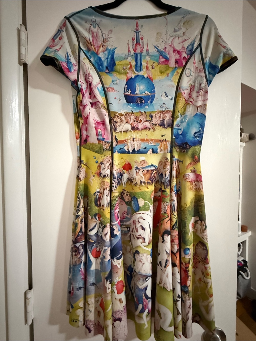 BlackMilk Unearthly vs Earthly Delights Cap Sleeve Inside Out Dress Medium - Picture 3 of 8
